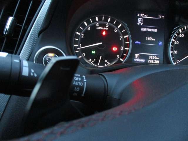 スカイライン ３．０　４００Ｒ　ラインナビ／衝突軽減ブレーキ／踏み間違い／　本革シ－ト　ＬＥＤヘッド　キーレスエントリー　ワンオーナ　車線逸脱警報　スマ－トキ－　バックモニター　ドラレコ　メモリーナビ　ナビＴＶ　サイドカメラ　ＡＡＣ　アルミ　盗難防止装置　ＥＴＣ　エアバッグ（19枚目）