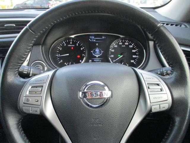 エクストレイル 2.0 20X エマージェンシーブレーキパッケージ 2列車 4WD 衝突軽減ブレーキ/踏み間違い防止装置 スマキ- アイドリングSTOP セキュリティ AWD アルミ ナビ&TV メモリーナビゲーション LEDヘッドランプ Sカメラ レーンキープ エアコン ワンセグ パワーステアリング キーレス 寒冷地(11枚目)