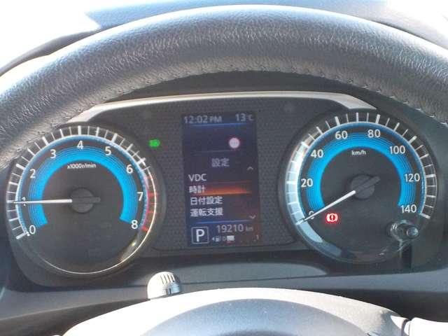 視認性のいいメーターです。