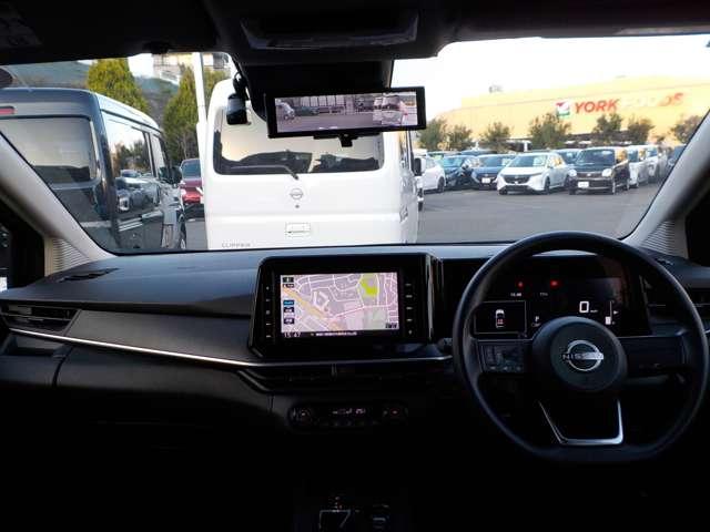 ノート 1.2 X 1オーナー・前後ドラレコ・全周囲カメラ・ リアカメラ 衝突被害軽減ブレ-キ 全方位カメラ ETC付 LEDヘッドライト レーンアシスト インテリジェントキー ワンオーナー ドラレコ 整備記録簿 盗難防止システム ワンセグTV TVナビ ABS(4枚目)