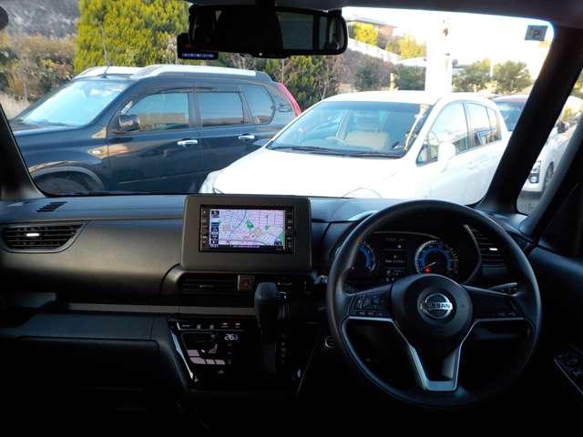 ルークス ６６０　ハイウェイスターＸ　１オーナー・前後ドラレコ・全周囲カメラ　衝突被害軽減ブレ－キ　マルチビューカメラ　車線逸脱警報装置　ＥＴＣ　ＬＥＤ　スマートキー　パワーウィンドウ　ワンオーナー　カーテンエアバック　ドライブレコーダー　ナビＴＶ　バックカメラ　記録簿　ＡＢＳ（4枚目）