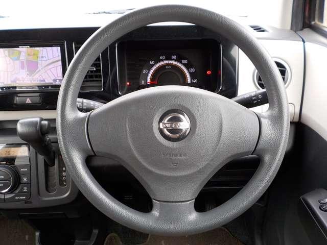 モコ ６６０　Ｘ　社外メモリーナビ・バックカメラ　パワーウインド　ＡＴエアコン　Ｂモニター　ナビテレビ　イモビライザー　デュアルエアバッグ　ワンセグ　スマキー　運転席エアバッグ　キーレスエントリー　メモリーナビ　パワステ　記録簿付き　ＡＢＳ（9枚目）