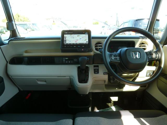 Ｎ－ＢＯＸ ベースグレード　新車保証　純正８インチナビＴＶ　バックモニター　ＢＴオーディオ　ＵＳＢ接続　禁煙車　スマートキー　クルーズコントロール　左右シートヒーター　両側パワースライドドア　ホンダセンシング　ＬＥＤ　前後ソナー（5枚目）