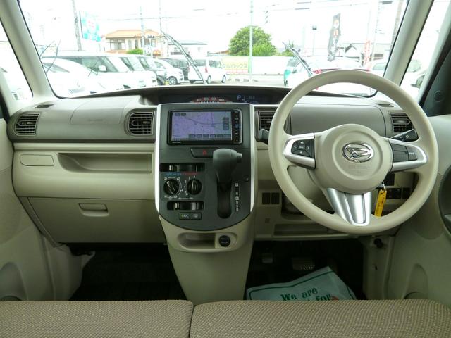 タント Ｌ　ＳＡＩＩＩ　全国対応１年保証　純正ナビＴＶ　バックモニター　ＣＤ＆ＤＶＤ　ＢＴオーディオ　ＵＳＢ接続　禁煙車　ステアリングスイッチ　両側スライドドア＆左側ピラーレス　スマートアシスト３　リアソナー　サイドバイザー（5枚目）