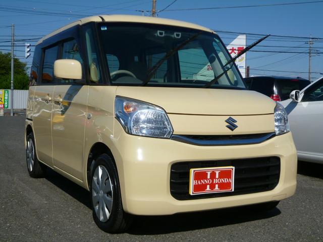 スペーシア Ｘ　全国対応１年保証　純正ナビＴＶ　全方位モニター　ＢＴオーディオ　禁煙車　キーレススタート　シートヒーター　両側パワースライドドア　デュアルカメラブレーキ　車線逸脱警報　アイドリングストップ　ＨＩＤ（35枚目）
