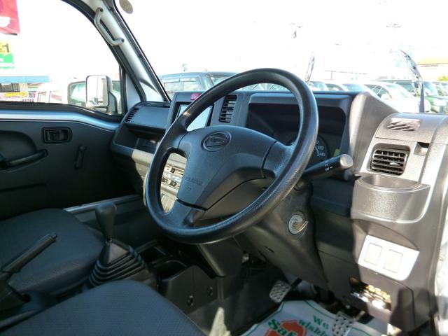 ハイゼットトラック スタンダード 農用スペシャル 全国対応1年保証 社外ナビ CD エアコン パワステ エアバッグ ABS フロア5MT ETC 4WD LEDヘッドライト 社外アルミ K4Mステンレスマフラー 三方開き(5枚目)