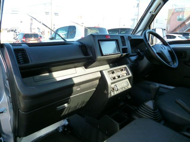 ハイゼットトラック スタンダード 農用スペシャル 全国対応1年保証 社外ナビ CD エアコン パワステ エアバッグ ABS フロア5MT ETC 4WD LEDヘッドライト 社外アルミ K4Mステンレスマフラー 三方開き(6枚目)