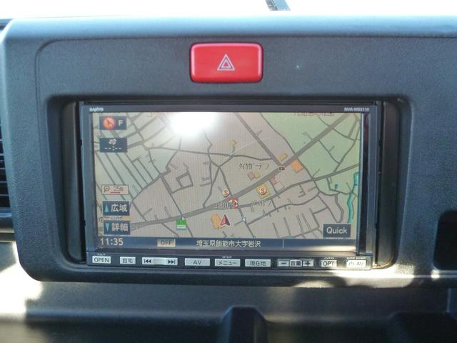 ハイゼットトラック スタンダード 農用スペシャル 全国対応1年保証 社外ナビ CD エアコン パワステ エアバッグ ABS フロア5MT ETC 4WD LEDヘッドライト 社外アルミ K4Mステンレスマフラー 三方開き(9枚目)