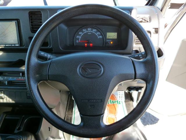 ハイゼットトラック スタンダード 農用スペシャル 全国対応1年保証 社外ナビ CD エアコン パワステ エアバッグ ABS フロア5MT ETC 4WD LEDヘッドライト 社外アルミ K4Mステンレスマフラー 三方開き(10枚目)