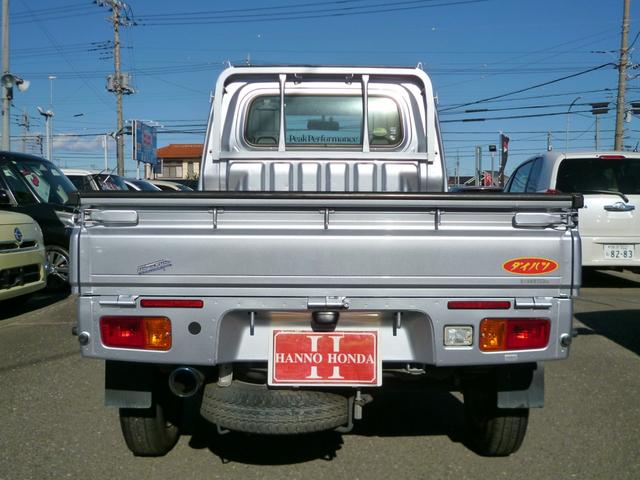 ハイゼットトラック スタンダード 農用スペシャル 全国対応1年保証 社外ナビ CD エアコン パワステ エアバッグ ABS フロア5MT ETC 4WD LEDヘッドライト 社外アルミ K4Mステンレスマフラー 三方開き(16枚目)