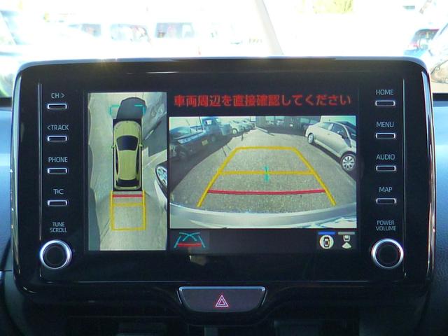 ヤリス G 新車保証継承 純正マルチメディアナビ パノラミックビューモニター CD&DVD BTオーディオ 禁煙車 スマートエントリー レーダークルーズコントロール ドライブレコーダー 6MT セーフティ SOS(10枚目)