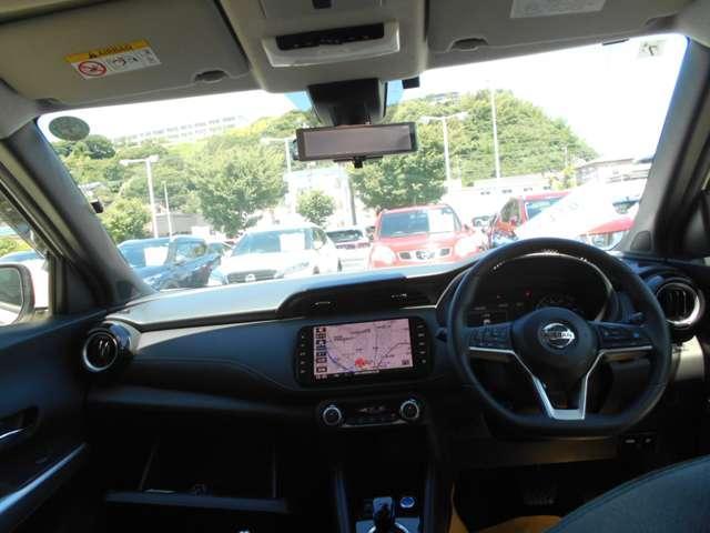 キックス 1.2X e-POWER アラウンドビューモニター プロパイ ETC付 ワンオーナー レーダークルーズコントロール インテリジェントキー LEDヘッドライト 車線逸脱警報 AW ドラレコ カーテンエアバック キーレスエントリー パワーウィンドウ ワンセグTV(3枚目)