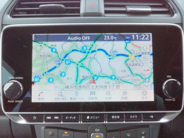 リーフ e+ G ナビ+AVM+BOSE P-pilot 黒本革S+Sヒーター インテリジェントアラウンドビューモニター 黒革シート LEDヘッド インテリジェントキー レーダークルコン ドライブレコーダー 車線逸脱 メモリーナビ ETC パーキングアシスト 1オーナー 記録簿(6枚目)