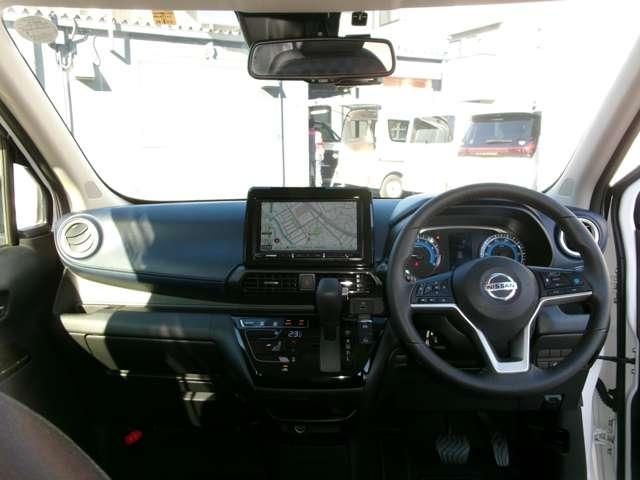 デイズ ６６０　ハイウェイスターＧターボ　プロパイロット　エディション　社外ナビ＋ＡＶＭ　ＥＴＣ　Ｄレコ　ＬＥＤ　Ａ／Ｗ　１オーナー　アルミ　イモビ　エアバック　ＥＴＣ車載器　ＬＥＤヘッドライト　レーダークルーズ　インテリジェントキー　レーンアシスト　キーレス　ドライブレコーダー　サイドカメラ　アイドリングストップ　エアコン　ＡＢＳ（4枚目）