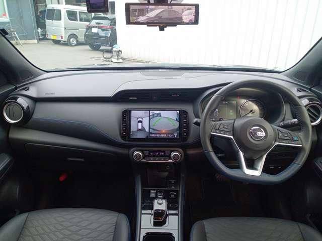 キックス １．２　ＡＵＴＥＣＨ　（ｅ－ＰＯＷＥＲ）　ナビ＋ＡＶＭ　Ｄレコ　ＥＴＣ２．０　Ｐ－ｐｉｌｏｔ　１オーナー　インテリジェントキー　アラウンドモニター　ＬＥＤヘットライト　ドライブレコーダー　エマージェンシーブレーキ　ＥＴＣ　メモリーナビ（4枚目）