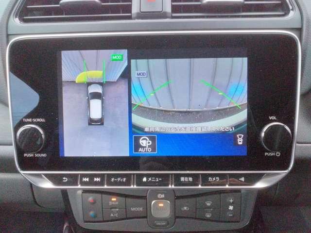 リーフ e+ AUTECH ナビ+AVM ETC2.0 Dレコ P-pilot 1オーナー インテリジェントアラウンドビューモニター LED レーンキープアシスト クルコン ドラレコ バックカメラ インテリジェントキー ワンオーナー 寒冷地仕様 ナビTV サイドエアバッグ キーフリー 記録簿(6枚目)