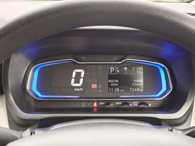 ミライース ６６０　Ｘ　ＳＡＩＩＩ　ＣＤ＋ラジオ　ＥＴＣ　ＬＥＤ　スマアシ　１オーナー　衝突回避支援ブレーキ機能　レーンキープアシスト　ＥＴＣ車載器　運転席助手席エアバック　点検記録簿付　１オーナー　ＬＥＤライト　キーレスキー　パワーウインドウ　エアコン　パワステ　ＡＢＳ　エアバック（9枚目）