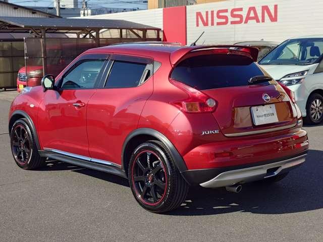 ジューク １．５　１５ＲＸ　アーバンセレクション　ナビ＋Ｂカメラ　ＥＴＣ　キセノン　Ａ／Ｗ　Ｒスポ　ワンセグ　バックビューモニター　インテリキ－　キーレス　記録簿　盗難防止装置　パワーウインドウ　メモリナビ　助手席エアバック　パワステ　アルミホイール　ナビ＆ＴＶ　ＥＴＣ　運転席エアバッグ　ＡＢＳ（19枚目）