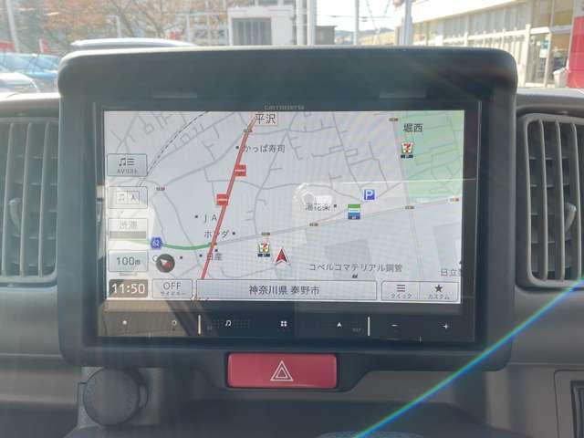 NV100クリッパーバン 660 GX ハイルーフ 社外メモリーナビ バックモニター キーレスエントリーキー パワーウィンドー 助手席エアバック アイドリングストップ ドラレコ エアコン ワンオーナー ETC レーンアシスト 運転席エアバック 記録簿有 パワステ ABS ワンセグ(10枚目)