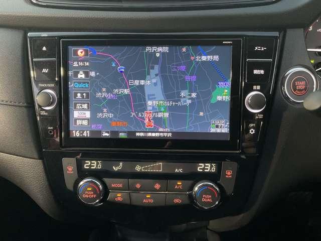 エクストレイル ２．０　２０Ｘｉ　２列車　４ＷＤ　９インチナビ　１１インチ後席モニター　セキュリティ　リアカメラ　ワンオナ　追従クルーズ　ＬＥＤ　ドライブレコーダ　インテリジェントキー　ＬＤＷ　サイドカメラ　ＥＴＣ　Ａストップ　ＡＡＣ　ナビ＆ＴＶ　メモリーナビ　キーフリー　アルミホイール（8枚目）