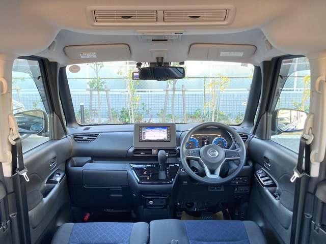 ルークス ６６０　ハイウェイスターＸ　両側オートスライドドアナビＥＴＣ２．０ドラレコ　アイスト　衝突被害軽減ブレ－キ　マルチビューカメラ　車線逸脱警報装置　ＥＴＣ　ＬＥＤ　スマートキー　パワーウィンドウ　ワンオーナー　カーテンエアバック　ドライブレコーダー　ナビＴＶ　バックカメラ（4枚目）