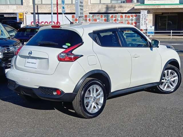 ジューク 15RX Vセレクション 1オーナー弊社ユーザー様お下取車 キセノンライト DVD再生カーナビ アラウンドビューモニター ETC2.0 ドラレコ 衝突被害軽減ブレーキ インテリジェントキー 『年末年始のご案内 12月27日から新年3日まで休業いたします』(2枚目)