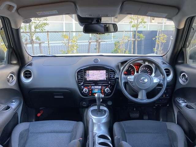 ジューク 15RX Vセレクション 1オーナー弊社ユーザー様お下取車 キセノンライト DVD再生カーナビ アラウンドビューモニター ETC2.0 ドラレコ 衝突被害軽減ブレーキ インテリジェントキー 『年末年始のご案内 12月27日から新年3日まで休業いたします』(4枚目)