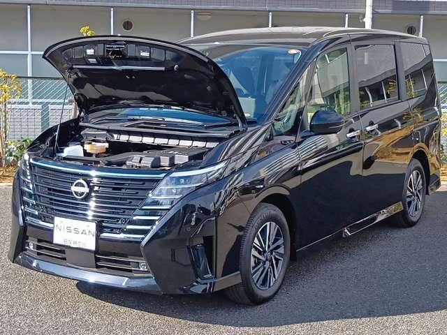 セレナ ハイウェイスターV『日産神奈川新車店舗での、展示車でした』 走行151キロ(禁煙車) プロパイロット セレナ純正カーナビ アラウンドビューモニター ETC2.0 ドラレコ メーカー新車保証継承 『年末年始のご案内 12月27日から新年3日まで休業いたします』(68枚目)