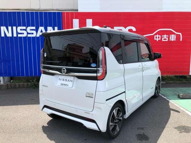 ルークス ハイウェイスター　Ｇターボプロパイロットエディション　アラウンドビュ－モニター　純正メモリーナビ　デュアルエアバッグ　プロパイロット　車線逸脱警報装置　ワンオーナ　　アダプティブＬＥＤヘッドライト　ドラレコ　バイザー　ＵＳＢソケット　オートホールド（2枚目）