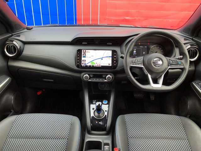 キックス １．２　Ｘ　（ｅ－ＰＯＷＥＲ）　純正Ｍナビ　アラウンドＭ　衝突軽減Ｂ　ＡＡＣ　スマートキー・プッシュスタート　ワンオーナー車　追従クルーズ　ＬＥＤヘッドライト　レーンキープアシスト　ドラレコ　ＥＴＣ　整備記録簿有　アルミ　サイドＳＲＳ　ワンセグＴＶ　ＴＶ（4枚目）