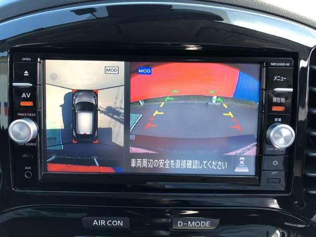 ジューク １６ＧＴ　１．６　１６ＧＴ　２オーナー純正メモリーナビ　アラウンドビュー　オートエアコン　スマートキー　エマブレ　アルミホイール　ワンセグＴＶ　ＡＢＳ　ＥＴＣ　キーレス　パワーウィンドウ　ドライブレコーダー（5枚目）
