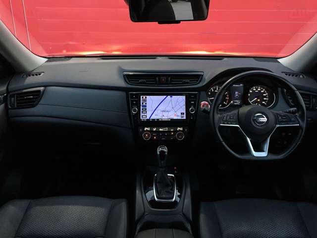 エクストレイル 20Xi Vセレクション 踏み間違い防止 全周囲モニター オールモード4WD LEDヘッドライト レーダークルーズ ETC 1オナ アルミ メモリーナビ スマートキー バックモニター ABS オートエアコン ナビTV(4枚目)