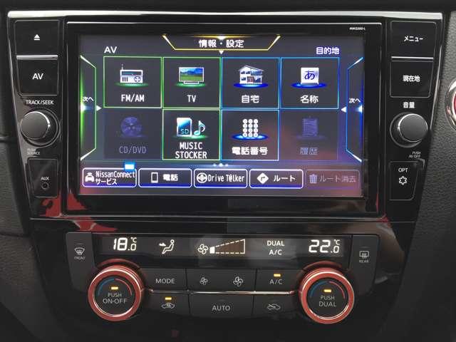 エクストレイル 20Xi Vセレクション 踏み間違い防止 全周囲モニター オールモード4WD LEDヘッドライト レーダークルーズ ETC 1オナ アルミ メモリーナビ スマートキー バックモニター ABS オートエアコン ナビTV(5枚目)