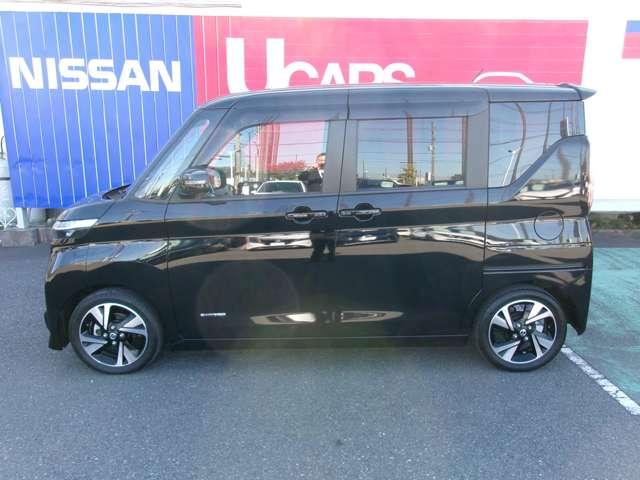 ルークス ６６０　ハイウェイスターＧターボ　ワンオーナー純正メモリーナビアラウンドビ　助手席エアバッグ　アイドリングストップ機能　両側電動スライドドア　インテリキ－　１オーナー　ＬＥＤヘッドランプ　点検記録簿　バックモニター　キーフリー　アルミホイール　ＡＢＳ　パワーステアリング（16枚目）