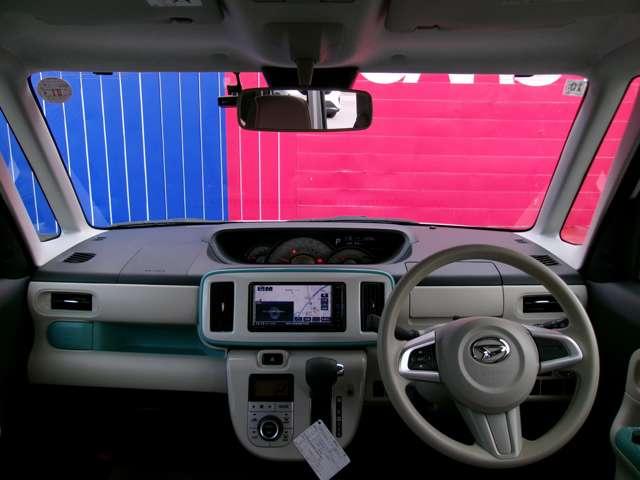 ムーヴキャンバス ６６０　Ｇ　メイクアップ　ＳＡＩＩＩ　２オーナーダイハツ純正ナビゲーションバッ　衝突軽減ブレーキ　インテリキー　Ｗ電動ドア　ＬＥＤヘッド　ナビＴＶ　キーフリーシステム　バックカメラ　オートエアコン　ドラレコ　記録簿　パワーステアリング　ワンセグＴＶ　エアバッグ　ＡＢＳ（13枚目）