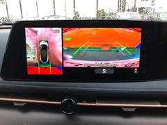 アラウンドビュ−モニタ−装備。上から見下ろしているような映像が表示されるので、車庫入れ時も安心です！ 7