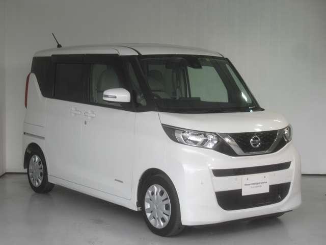 ルークス ６６０　Ｘ　アラモニ　前後衝突軽減ブレーキ　ワンオーナー車　車線逸脱防止　ＥＴＣ　スマートキー　定期点検記録簿　キーフリー　ｉ－ｓｔｏｐ　フルオートエアコン　パワーウインドウ　バックカメラ　盗難防止　Ｗエアバック（4枚目）