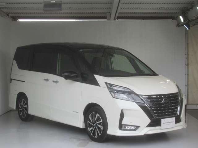 セレナ 2.0 ハイウェイスター V サイドエアバッグ アラウンドビュ- 1オナ アルミ 衝突被害軽減 LDP エアバッグ 両側オートスライドドア LEDライト インテリジェントキー 点検記録簿 サイドカメラ メモリーナビ ナビTV(3枚目)