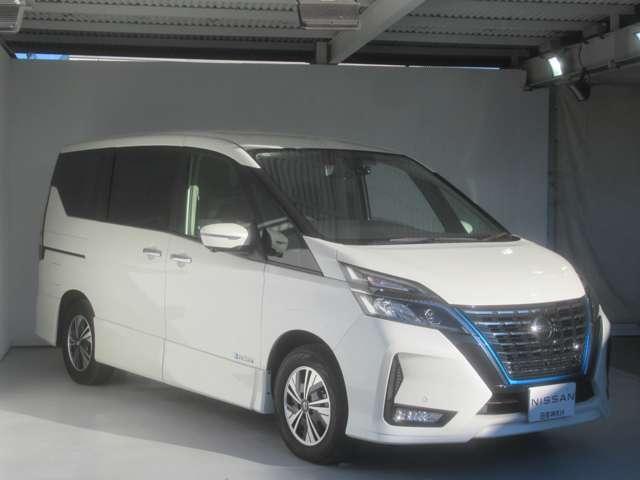 セレナ 1.2 e-POWER ハイウェイスター V 360°カメラ エマジェンシーブレーキ 1オナ スマキー バックカメラ LED レーンアシスト 点検記録簿付 ETC ドラレコ サイドカーテンエアバック フルオートエアコン アルミホイール エアバック(3枚目)