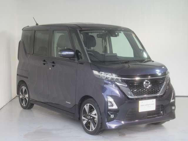 ルークス ６６０　ハイウェイスターＧターボ　アラウンドビューモニター　両側スライド片側電動ドア　助手席エアバッグ　アイドリングストップ機能　インテリキ－　レーンキープ　ＬＥＤヘッドランプ　ＥＴＣ　点検記録簿　ドライブレコーダー　バックモニター　キーフリー　アルミホイール（3枚目）