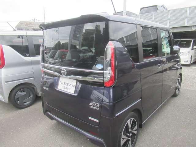 ルークス ６６０　ハイウェイスターＧターボ　アラウンドビューモニター　両側スライド片側電動ドア　助手席エアバッグ　アイドリングストップ機能　インテリキ－　レーンキープ　ＬＥＤヘッドランプ　ＥＴＣ　点検記録簿　ドライブレコーダー　バックモニター　キーフリー　アルミホイール（4枚目）