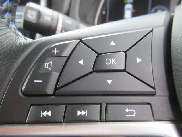 オーディオ調整やメーターディスプレイ表示などのスイッチは左手側へ集約☆