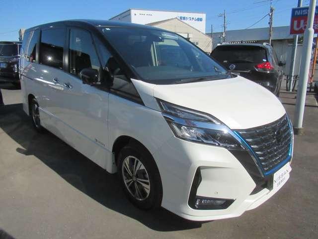 セレナ １．２　ｅ－ＰＯＷＥＲ　ハイウェイスター　Ｖ　３６０°カメラ　エマジェンシーブレーキ　１オナ　スマキー　バックカメラ　ＬＥＤ　レーンアシスト　点検記録簿付　ＥＴＣ　ドラレコ　サイドカーテンエアバック　フルオートエアコン　アルミホイール　エアバック（3枚目）