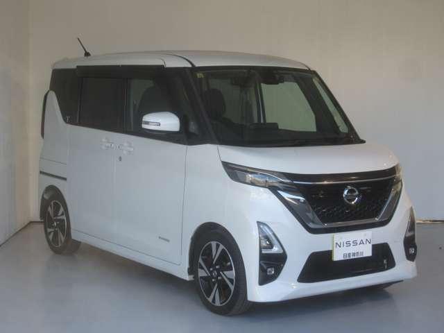 ルークス ６６０　ハイウェイスターＧターボ　助手席エアバッグ　アイドリングストップ機能　両側電動スライドドア　インテリキ－　１オーナー　レーンキープ　ＬＥＤヘッドランプ　ＥＴＣ　点検記録簿　レーダークルーズ　ドライブレコーダー　バックモニター（3枚目）