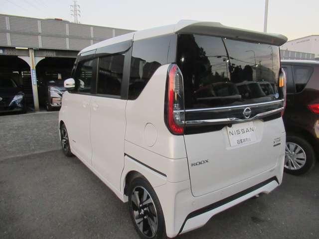 ルークス ６６０　ハイウェイスターＧターボ　助手席エアバッグ　アイドリングストップ機能　両側電動スライドドア　インテリキ－　１オーナー　レーンキープ　ＬＥＤヘッドランプ　ＥＴＣ　点検記録簿　レーダークルーズ　ドライブレコーダー　バックモニター（6枚目）