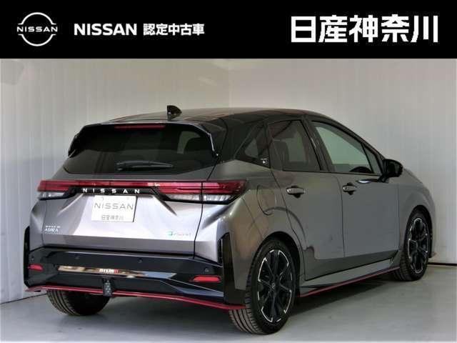 オーラ 1.2 NISMO カーテンエアバッグ エマブレ 禁煙 インテリキー ETC ドラレコ 車線逸脱警報 ワンセグ キーフリーシステム ダブルエアバック 定期点検記録簿 アルミホイール 運転席エアバッグ メモリーナビ 試乗車(2枚目)