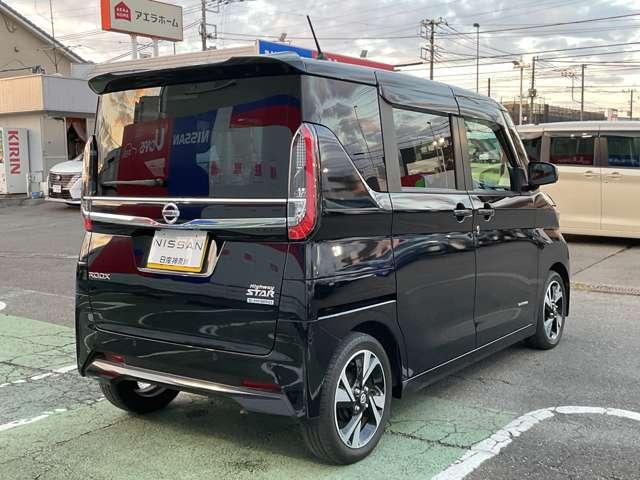 ルークス 660 ハイウェイスターGターボ 社外ナビ・ETC20・ドライブレコーダー(前後 助手席エアバッグ アイドリングストップ機能 インテリキ- 1オーナー レーンキープ LEDヘッドランプ ETC 点検記録簿 ドライブレコーダー キーフリー アルミホイール ABS パワーステアリング(2枚目)