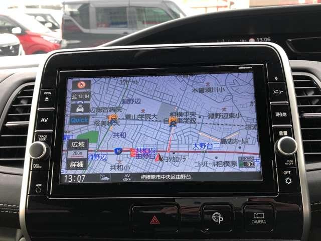 セレナ ２．０　ハイウェイスター　ＶセレクションＩＩ　後席モニター・ドライブレコーダー・日産メ　全周囲モニタ　アイスト　インテリキー　ＬＥＤライト　ＥＴＣ車載器　オートクルーズコントロール　記録簿　ドライブレコーダー　メモリ－ナビ　アルミ　ＴＶナビ　エアバック　ＡＢＳ　Ｗエアバッグ　キーフリー（8枚目）
