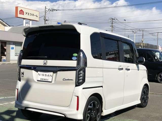 Ｎ－ＢＯＸカスタム カスタム　６６０　Ｇ　Ｌ　ターボ　ホンダセンシング　ドライブレコーダー・リヤモニター・カロッ　両側ＰＷスライドドア　車線逸脱　Ｂモニタ　Ｉストップ　セキュリティー　点検記録簿　クルーズコントロール　ナビＴＶ　キーレスエントリー　助手席エアバック　ワンセグテレビ　ＰＷ　サイドＳＲＳ　エアバック（2枚目）