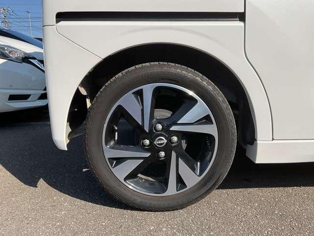 ルークス ６６０　ハイウェイスターＧターボ　日産メモリーナビ・アラウンドビューモニタ　両側スライド片側電動ドア　助手席エアバッグ　アイドリングストップ機能　インテリキ－　１オーナー　レーンキープ　ＬＥＤヘッドランプ　ＥＴＣ　点検記録簿　バックモニター　キーフリー　アルミホイール　ＡＢＳ（19枚目）